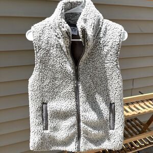 KATYDID || Woman’s Small boho bohemian warm grey vest